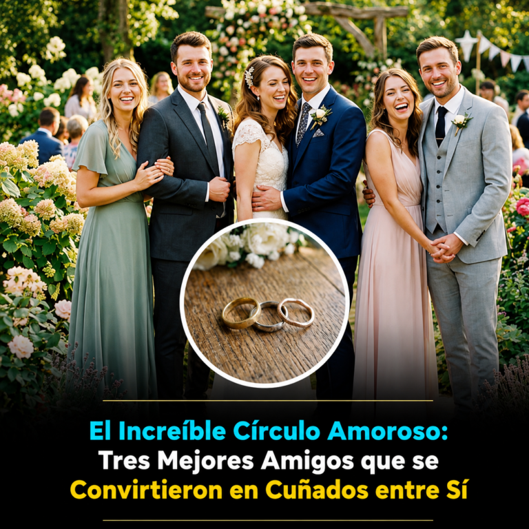 El Increíble Círculo Amoroso: Tres Mejores Amigos que se Convirtieron en Cuñados entre Sí.