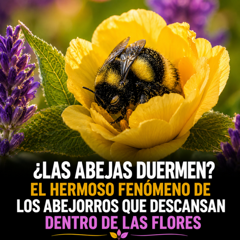 ¿Las Abejas Duermen? El Hermoso Fenómeno de los Abejorros que Descansan Dentro de las Flores