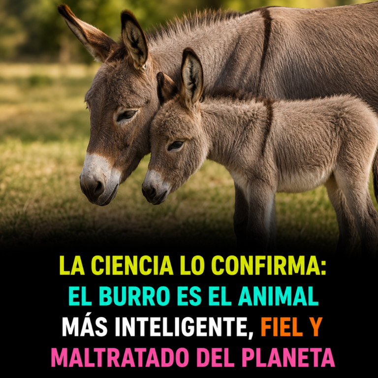 La Ciencia lo Confirma: El Burro es el Animal Más Inteligente, Fiel y Maltratado del Planeta.