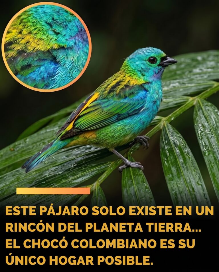 La joya escondida de Colombia: el ave de colores imposibles que solo existe en una pequeña franja de selva