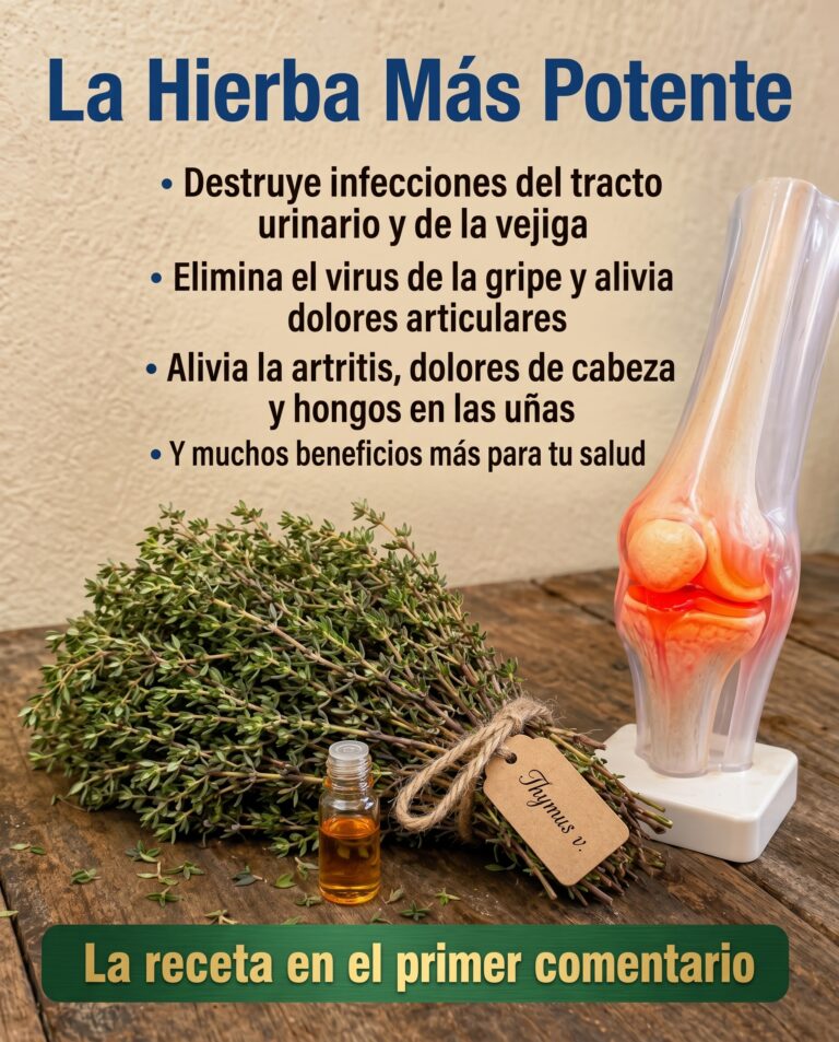Dile Adiós a la Inflamación y el Dolor Articular con el Poder del Tomillo