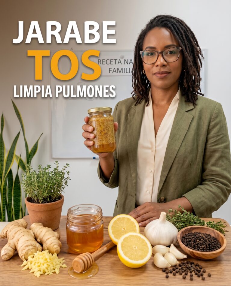 Receta de Jarabe Natural para la Tos y la Flema: El Poder de la Medicina Tradicional en tu Hogar