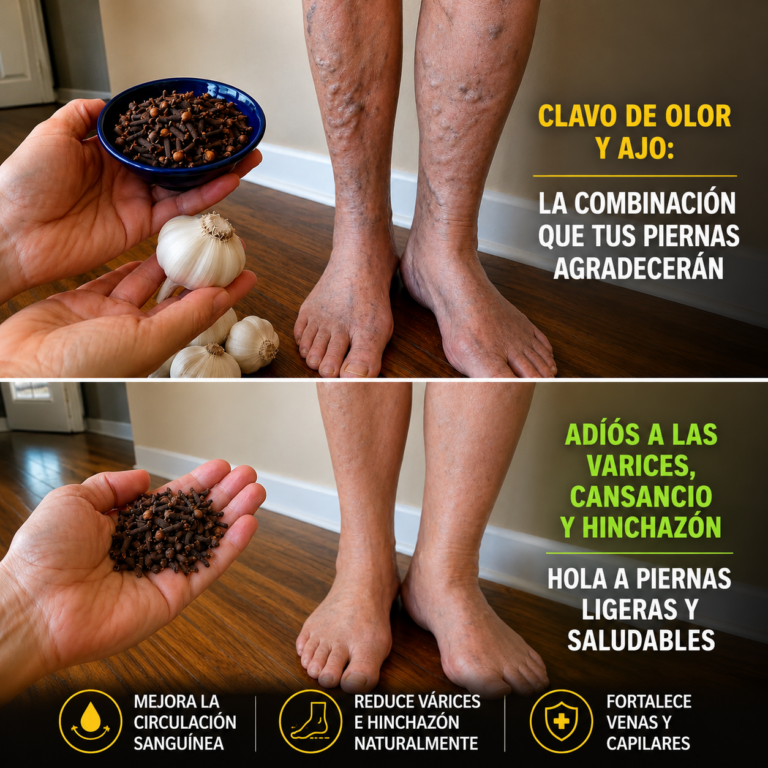 El aceite casero de ajo y clavos para las várices: Cómo mejorar la circulación y aliviar la pesadez en las piernas.